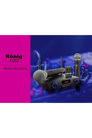 König K-312 Ey El Yaka Telsiz Mikrofon