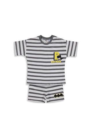 Civil Baby Batman Baskılı 6-18 Ay Takım - Gri Antrasit