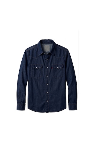 Levi's Western Erkek Kot Gömlek --mavi-- Lacivert