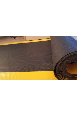 2 Mm 10 Kv Siyah Ikaz Şeritli Yalıtkan Izole Halı 100X50