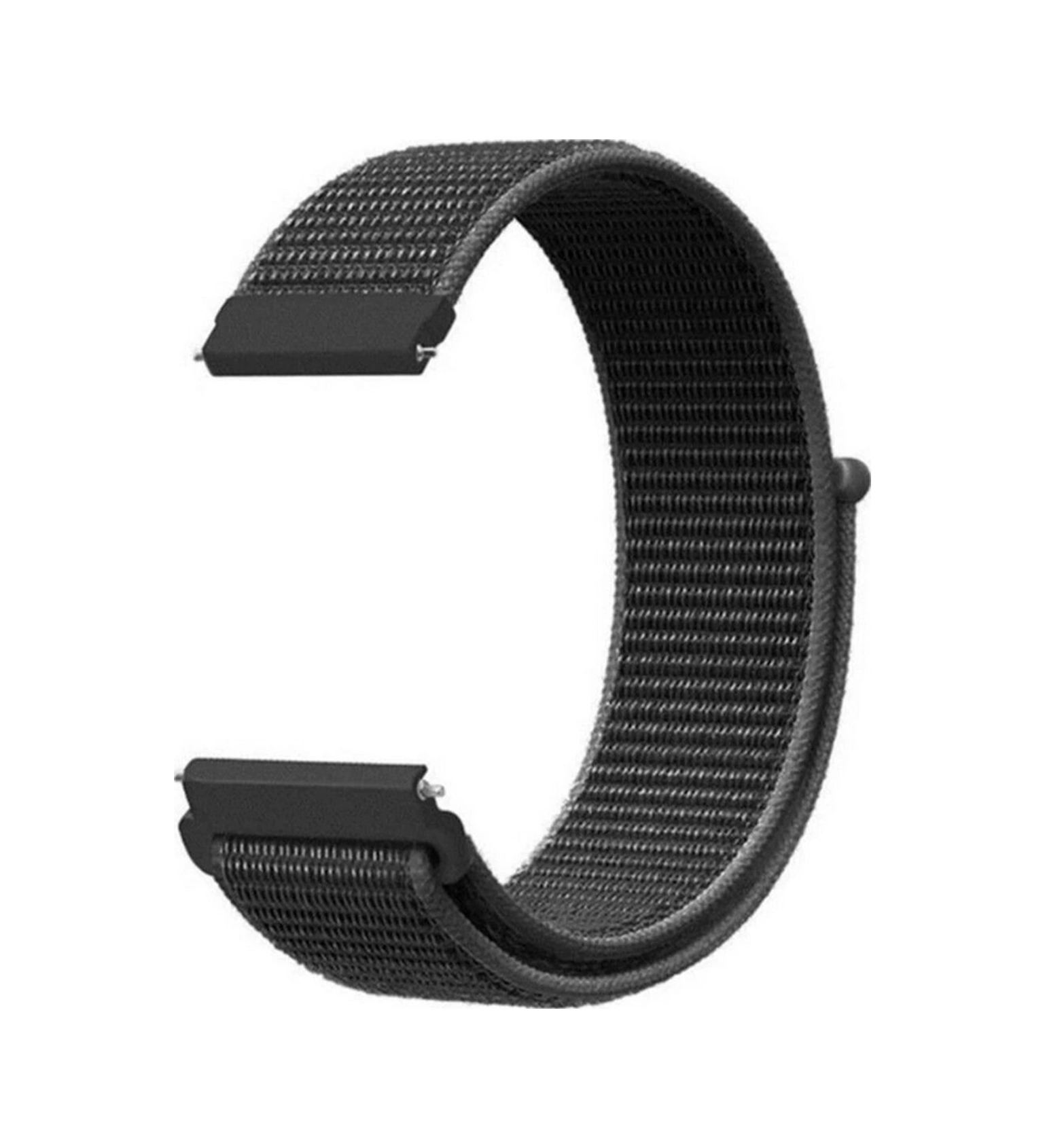 Adige Xiaomi Heyplus S8 Kordon Kayış Kumaş Cırt Cırtlı 22/crt Siyah