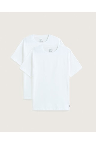 Vans Vans 2-pack Tee Erkek Tişört Vn000u11wht1 Beyaz