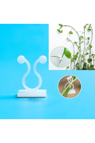 Sones 10 Adet Lulu Tırmanma Duvarı Sabitleyici Asma Tırmanma Duvarı Yapıştırma Kancası, Boyut: Büyük Beyaz