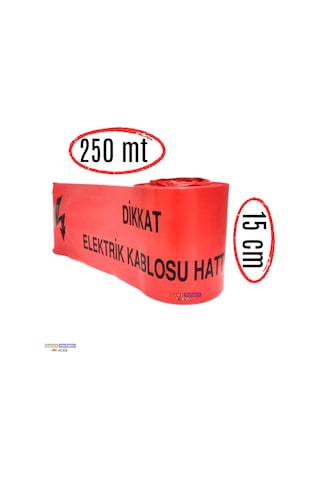 Elektrik İkaz Bandı 15cm 200metre