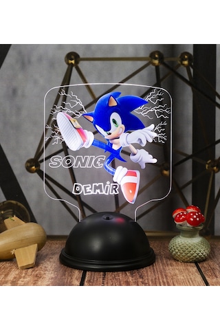 Kirpi Sonic, Çocuk Odası Süper Sonic Hediyesi İsimli Led Lamba