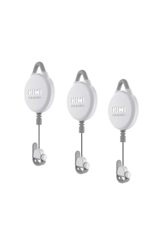 Kıwı Design Vr Kablo Yönetimi, 3 Paket Vr Makara Sistemi - Beyaz