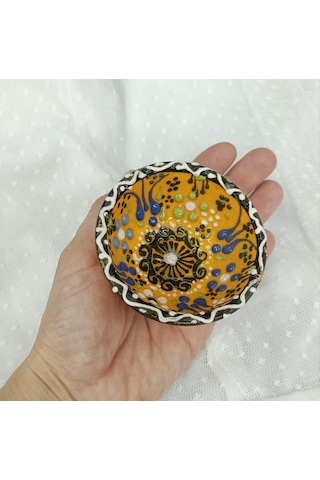 Çini Çerezlik Kase Sosluk Sunumluk Kahvaltılık Çok Renkli