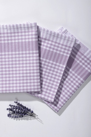 5 Li Mutfak Kurulama Bezi Alman Peçetesi 100 Pamuklu Lila