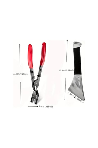 Willowhaven 2 Adet Paslanmaz Çelik Kapı Paneli Ve Torpido Gözü Çıtçıt Sökme Takımı