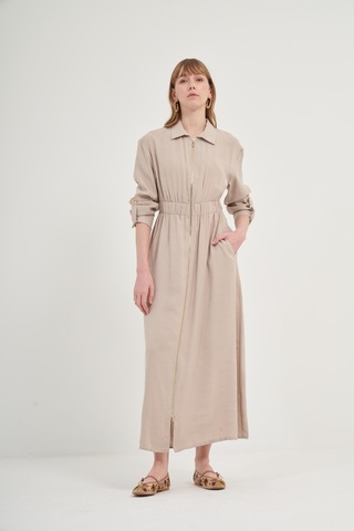 Ftz Modal Elbise Taş 31033 Taş