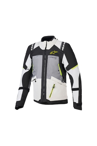 Alpinestars Andes V4 Korumalı Motosiklet Montu Gri Siyah Sarı