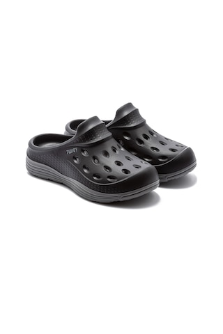 Manuel Erkek Terlik Siyah-gri 41/45 Gri - Siyah