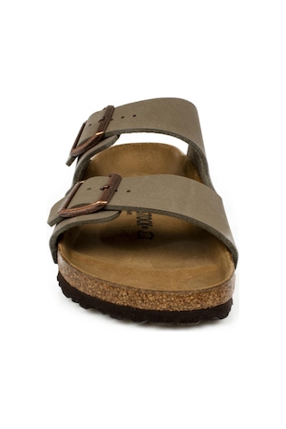 Birkenstock Arizona Bs Gri Çift Toka Erkek Terlik Gri