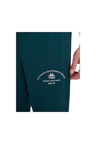 Kappa Erkek Authentic Franz Pant Petrol Yeşili Regular Fit Eşofman Altı Yeşil