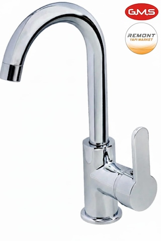 Gms Zirve Lavabo Bataryası - Çift Su Girişli - Krom