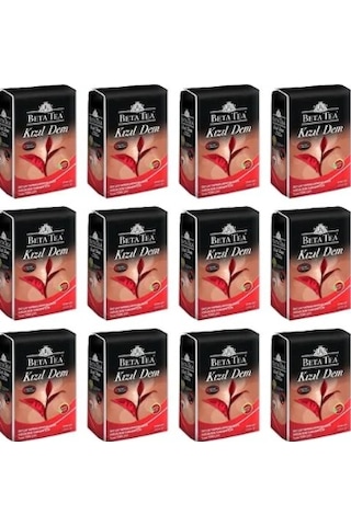 Beta Tea Kızıl Dem Siyah Dökme Çay 12 x 1 KG