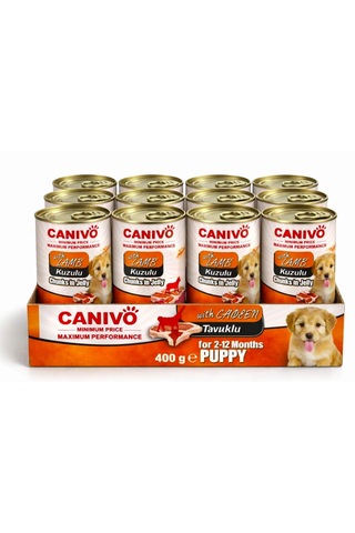 Kuzulu Yavru Köpek Konservesi 400 Gr 36 Adet