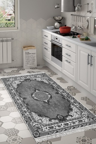 Eko Trend Djt Banyo Paspası Yıkanabilir Kaymaz Taban 721 Klasik Antrasit