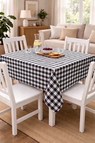 Pamuk Pötikare Masa Örtüsü 160x170 cm – Yıkanabilir, Dayanıklı, Balkon, Bahçe, Mutfak ve Piknik İçin