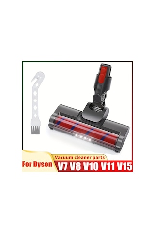 Motion003 1 Adet V7 V8 V10 V11 V15 Uyumlu Yumuşak Rulo Motor Başlığı Sert Zemin Aparatı Yedek Parça Led Işık