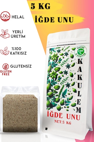 Kakulem Glutensiz Sertifikalı İğde Ve Çekirdeği Unu Tozu 5 Kg