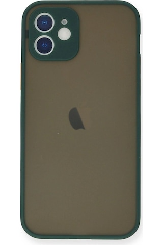 Apple, Uyumlu iPhone 12 Mini Kılıf Montreal Silikon Kapak - Yeşil