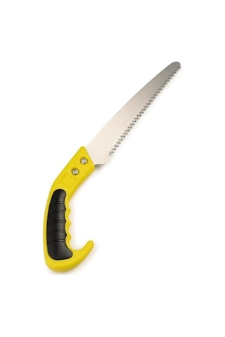 Budama Testeresi, 30 Cm Paslanmaz Çelik Dişli Bıçak, 17 Cm Ergonomik Saplı, Ağaç Dalları Ve Bahçe Budama İşle