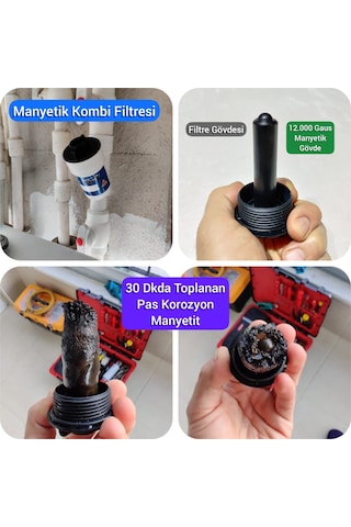 Renotto Magy Kombi Manyetik Filtresi - Mıknatıslı Tortu Tutucu