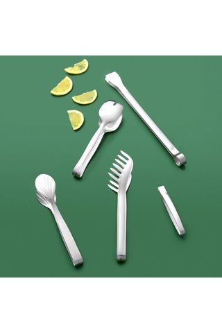 Hisar Lale 5 Parça Servis Maşa Seti