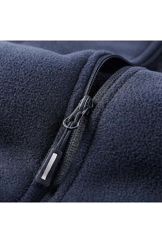 İkkb Erkek Sonbahar Kış Polar Dik Yaka Sıcak Ceket Lacivert Koyu Mavi