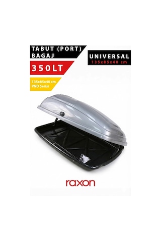 Tabut Bagaj 350 Lt Gri 135x85x40 Cm Pnd Serisi Araç Üstü Port Bagaj