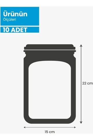 Kavanoz Görünümlü Mikrodalgaya Uygun Tekne Poşeti