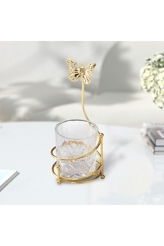 Trendooze Kahve Kaşığı Saklama Rafı, Çatal Kavanoz, Temizleme Aleti Temizlemek