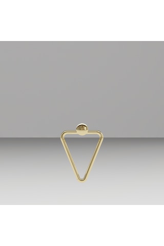 Zirve Üçgen Dolap,çekmece Metal Mobilya Kulbu 4 Adet Altın