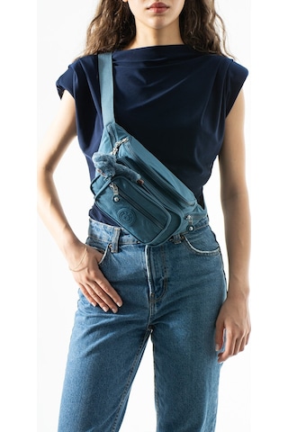 571 Collections Unisex Çok Cepli, Su Geçirmez, Çapraz Askılı Bel Çantası Freebag Mavi Model: 571-7j