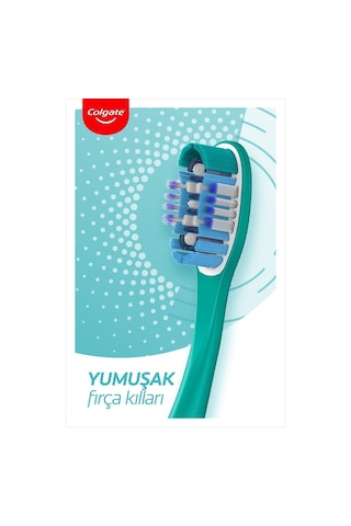 Colgate 360 Komple Ağız Temizliği Çok Yönlü Koruma Yumuşak Diş Fırçası 1+1 Fırça Kabı Hediye