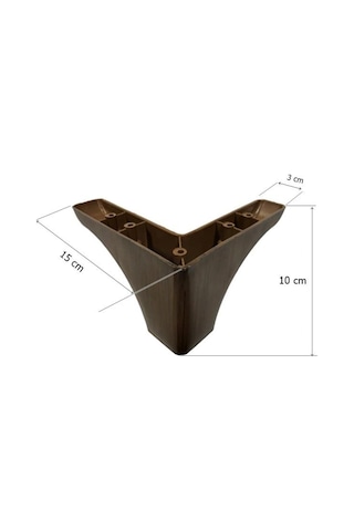 Eymenyapimarket Ilgaz Bellona Mobilya Ayak Koltuk Çekyat Ayağı 10 Cm Beyaz