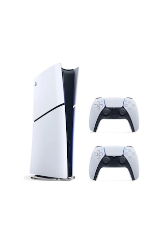 Sony Playstation PS5 Slim 1 TB Digital Edition Oyun Konsolu + 2 Dualsense Kol (İthalatçı Garantili) Sony Playstation PS5 Slim 1 TB Digital Edition Oyun Konsolu + 2 Dualsense Kol (İthalatçı Garantili)