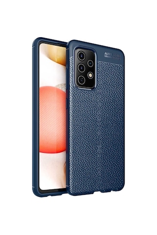 Samsung Uyumlu Galaxy A52 Kilif Niss Deri Görünümlü Silikon Kapak 484400955