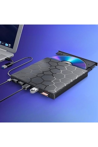 Monozone Harici Cd Dvd Yazıcı Okuyucu Usb 3.0 + Type-c 8 Si 1 Arada Çoklayıcı Hub Sd/tf Kart Destekli Monozone Harici Cd Dvd Yazıcı Okuyucu Usb 3.0 + Type-c 8 Si 1 Arada Çoklayıcı Hub Sd/tf Kart Destekli