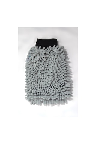 Spark 7050 Mikrofiber Şönil Oto Temizlik Ve Kurulama Eldiveni Gri 1 Adet