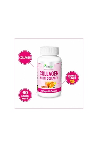 İlim Collagen Multi Collagen Takviye Edici Gıda 3 x 60 Bitkisel Kapsül