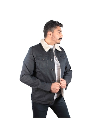 Tom Free Store Içi Kürklü Kışlık Erkek Kot Ceket(524126766) Siyah