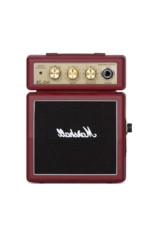 Marshall Ms-2r Ms2 Mini Amp, Kırmızı İngiltere'den İthal