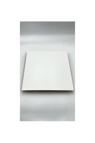 10 Adet 30x30 Cm Mdf Beyaz Pasta Altlığı Beyaz / Kahverengi