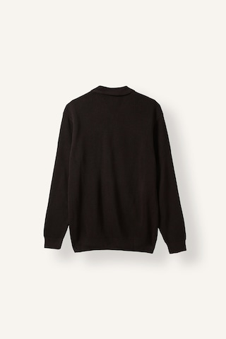 Defacto Standart Fit Düğmeli Polo Yaka Triko Basic Kazak D1959ax26aubn339 Kahve-bn339