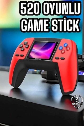 Buğz Gamepad 520 Retro Oyunlu Taşınabilir El Konsolu Atari