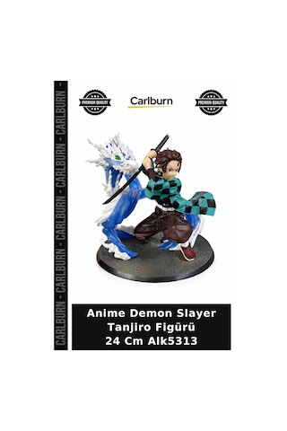Özel Üretim Figür Hediye Dekoratif Anime Demon Slayer Tanjiro Figürü 24 Cm Alk5313