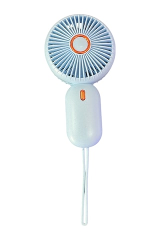 Avuç İçi Taşınabilir Şarjlı Mini Vantilatör El Fanı Mavi Ym88196