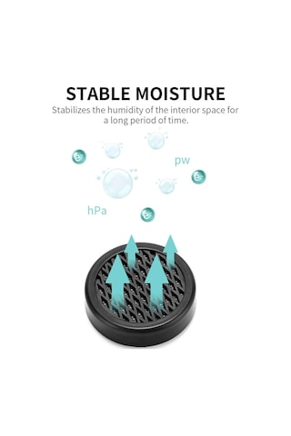 Cigarloong Puro Kutusu Nemlendirici Humidifier Yuvarlak Gold